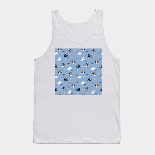 Halloween kids masquerade illustration Tank Top